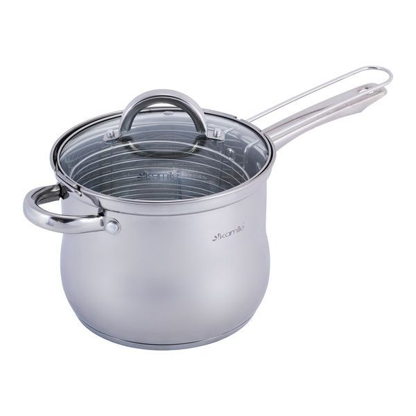Каструля-фритюрниця Kamille &Oslash;18*15см 3,5 л з нержавіючої сталі KM-5852 5852 фото