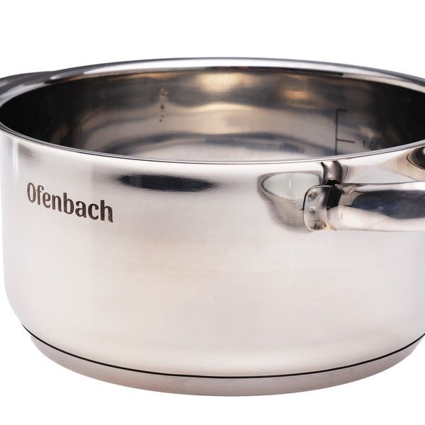 Каструля з кришкою OFENBACH 1.5 л з литого алюмінію з антипригарним покриттям і для індукції й газу KM-100523 100523 фото