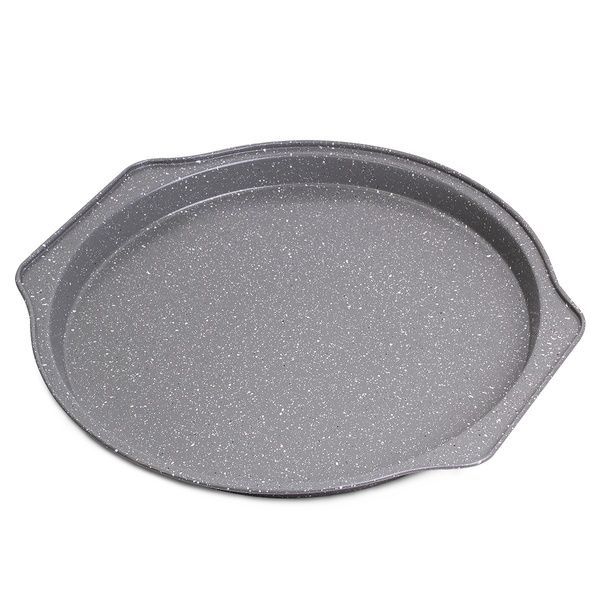 Форма для запікання піци Kamille 35*33.5*2.5 см з вуглецевої сталі KM-6015M 6015M фото